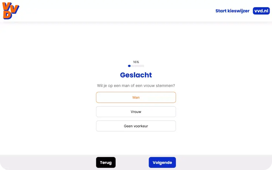 VVD Kieswijzer — Case Image 1